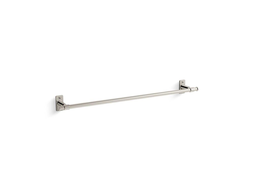 Kohler® 35926-SN Castia™ by Studio McGee Towel Bar, 26-7/16 in L Bar, Zinc/Stainless Steel