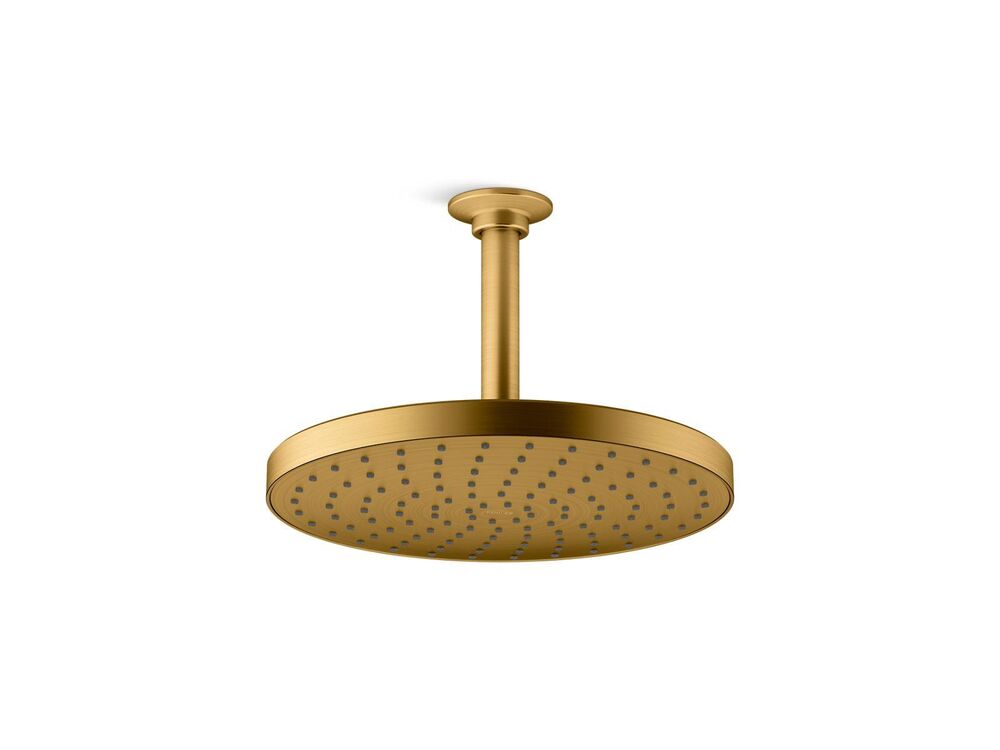 Kohler® 76465-Y-2MB Awaken® Shower Head, 2 gpm Max Flow, Ceiling Mounting, 10" Head
