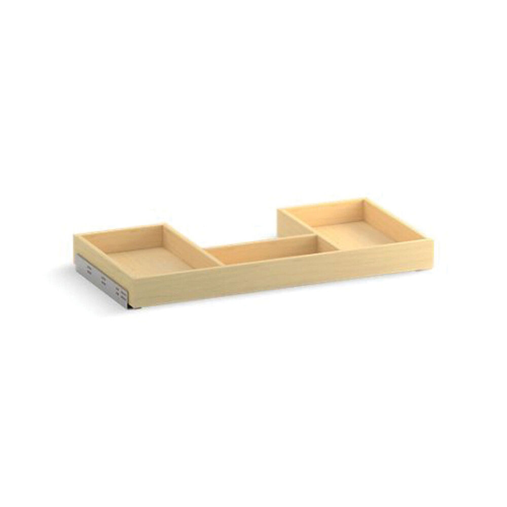 Kohler® 99680-SH19-1WR Roll-Out Tray, For Use With Harken™ K-33560 60 in Bathroom Vanity, Solid Wood/Veneer, Oxford Maple