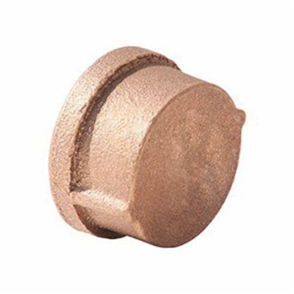 Pipe Cap, 1/8 in, Brass, Domestic