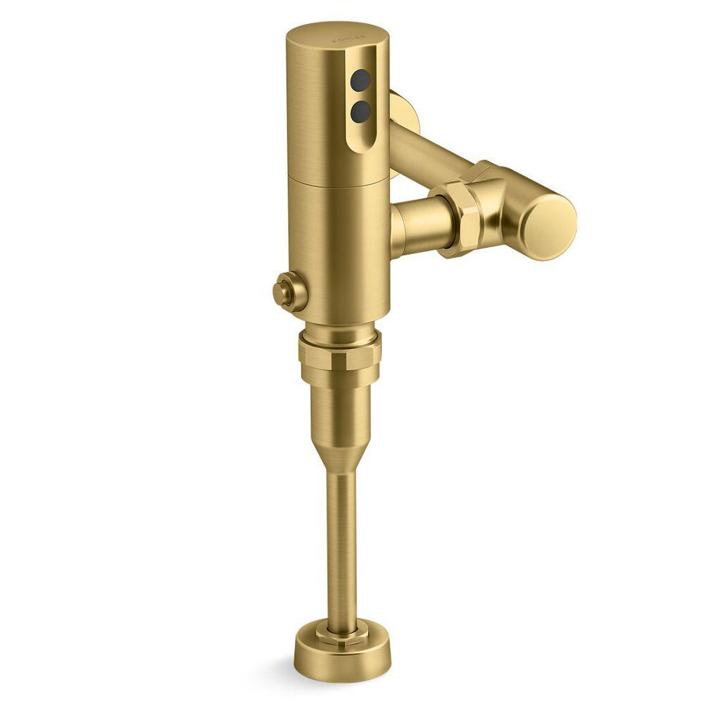 Kohler® 10UD00D20-2MB Touchless Toilet Flushometer, Tripoint®, 1.5 V AA Lithium Battery, 0.125 gpf Flush Rate, Vibrant Brushed Moderne Brass