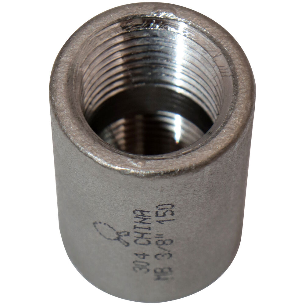 KP411-06 KI Pattern Pipe Coupling, 3/8", FNPT, 150 lb, 304/304L Stainless Steel