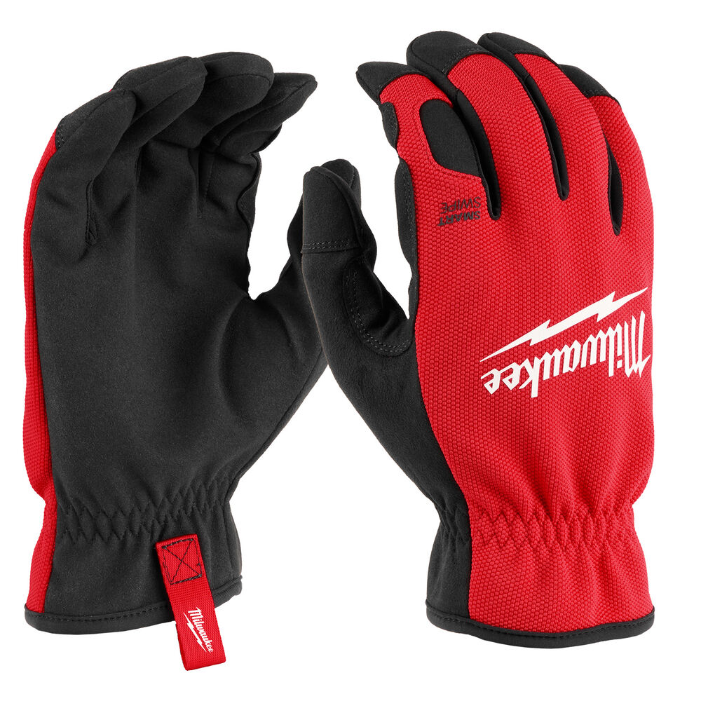 Milwaukee® Tool 48-73-8512 Lightweight Work Glove w/ Flexible Cuff, L, Black/Red