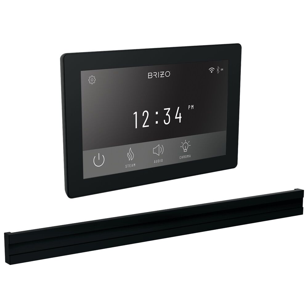 Brizo® 8CB-600S-BL Bilateral Steam Shower Control, Digital Display, Matte Black