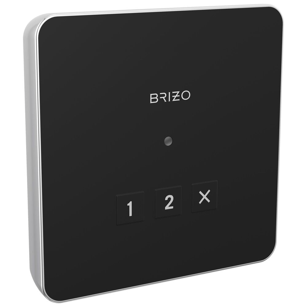 Brizo® 8CN-220L-PC-L Square Steam Shower Control, LED Indicator Display, Lumicoat Chrome