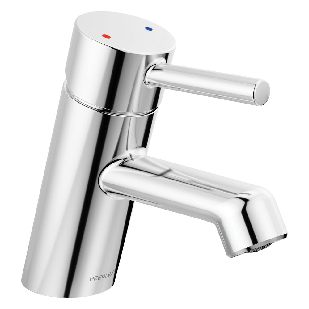 Peerless® P1547LF Precept™ Single-Handle Bathroom Faucet, 1 gpm, 2-1/8" H Spout, 50/50 Push Pop-Up Drain, Polished Chrome