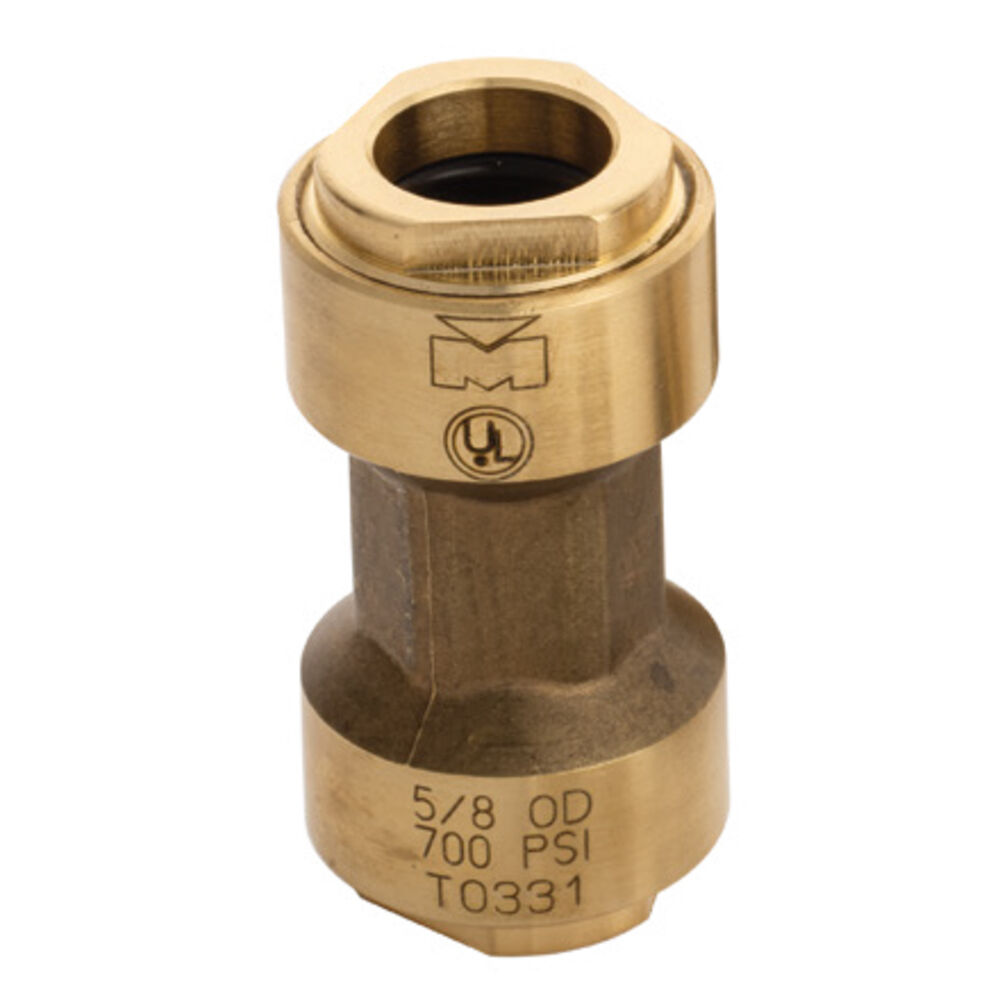 ACP10145 Streamline® 5/8" ACP Push Coupling, Brass