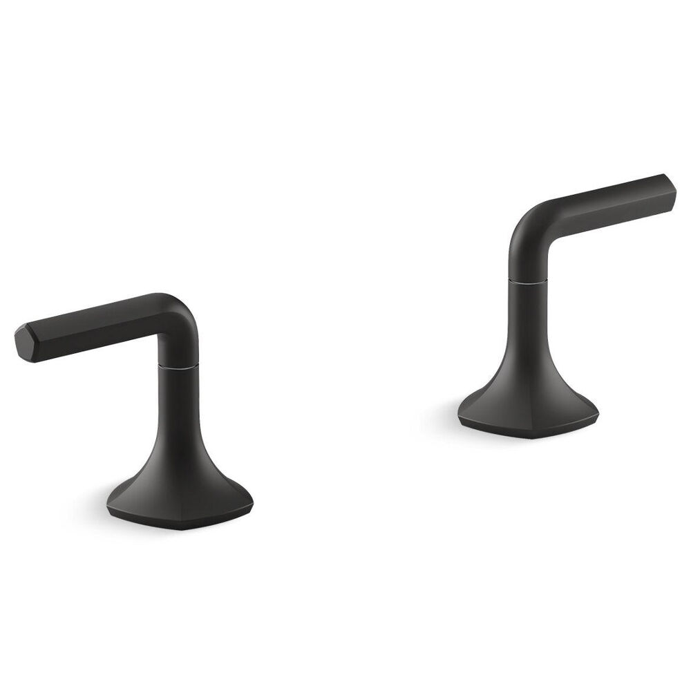 Kohler® 27018-4-BL 27018-4 Occasion® Deck-Mount Bathtub Faucet Handle, Premium Metal, ADA-Compliant, Matte Black