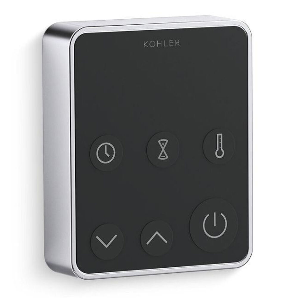Kohler® 32312-CP K-32312 Invigoration Steam Controller, Adjustable Panel, 90 to 125 deg F Range, Polished Chrome