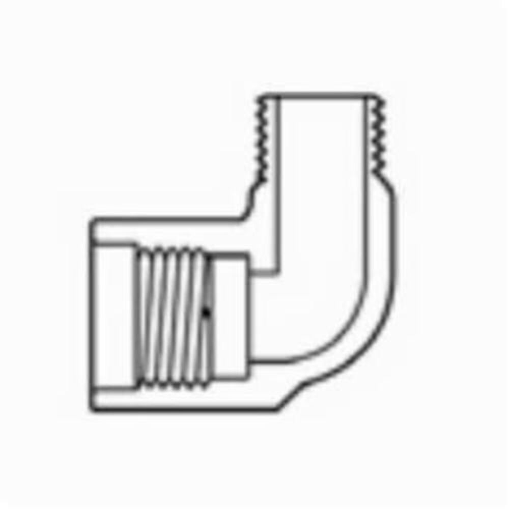 Spears® 591-010-4A 90 deg Elbow Fitting, 1 in Nominal, FBT x MPT F End Style, SCH 80, PVC