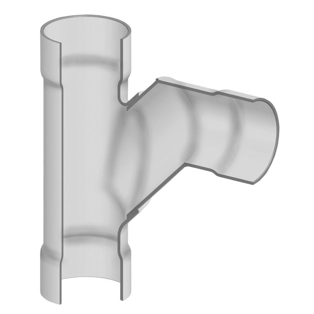 Spears® 3990-420C Sanitary Reducing Tee, 4 x 4 x 2 in, Socket, SCH 80/XH, CPVC