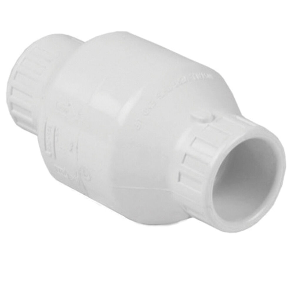 Spears® S1520C20 Utility Swing Check Valve, 2 in Nominal, Socket Welded End Style, PVC Body