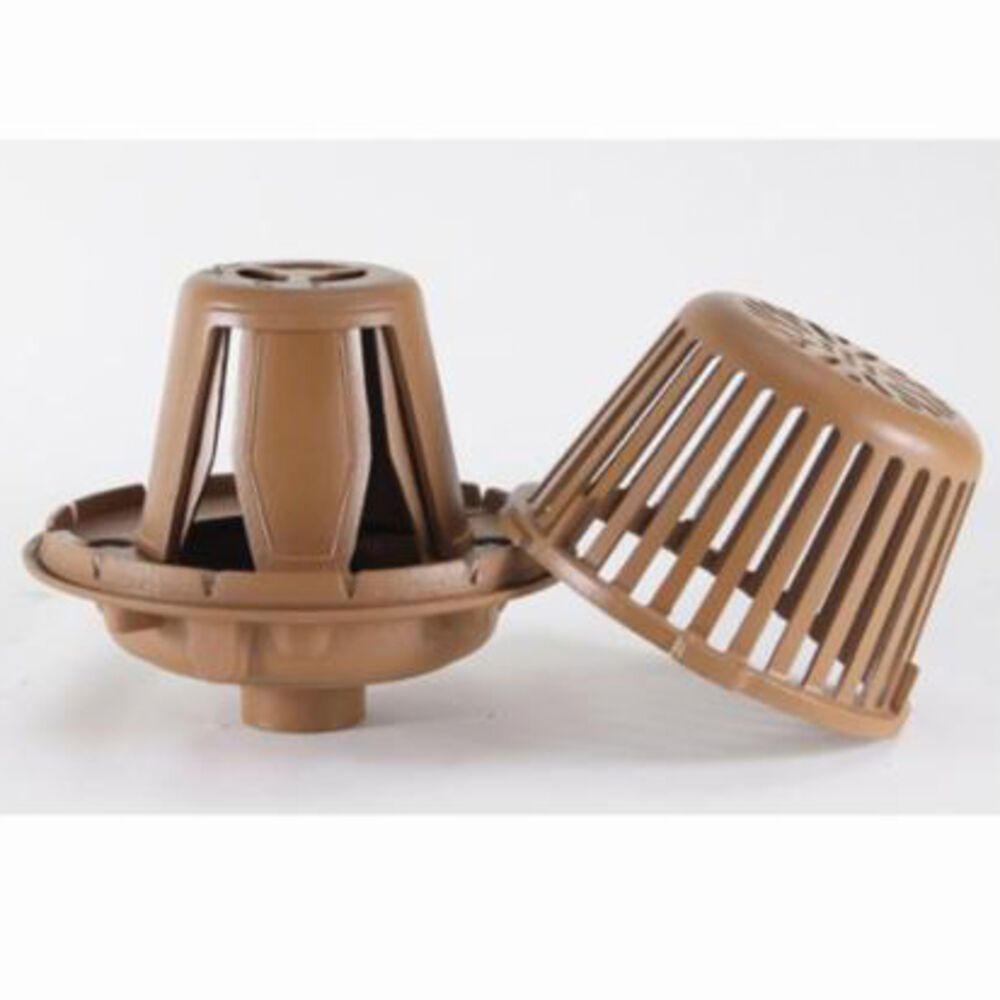 Raintrol® 1083Y06 Adjustable Roof Drain With Adjustable Top, 6" Outlet, No-Hub Connection, Cast Iron Drain