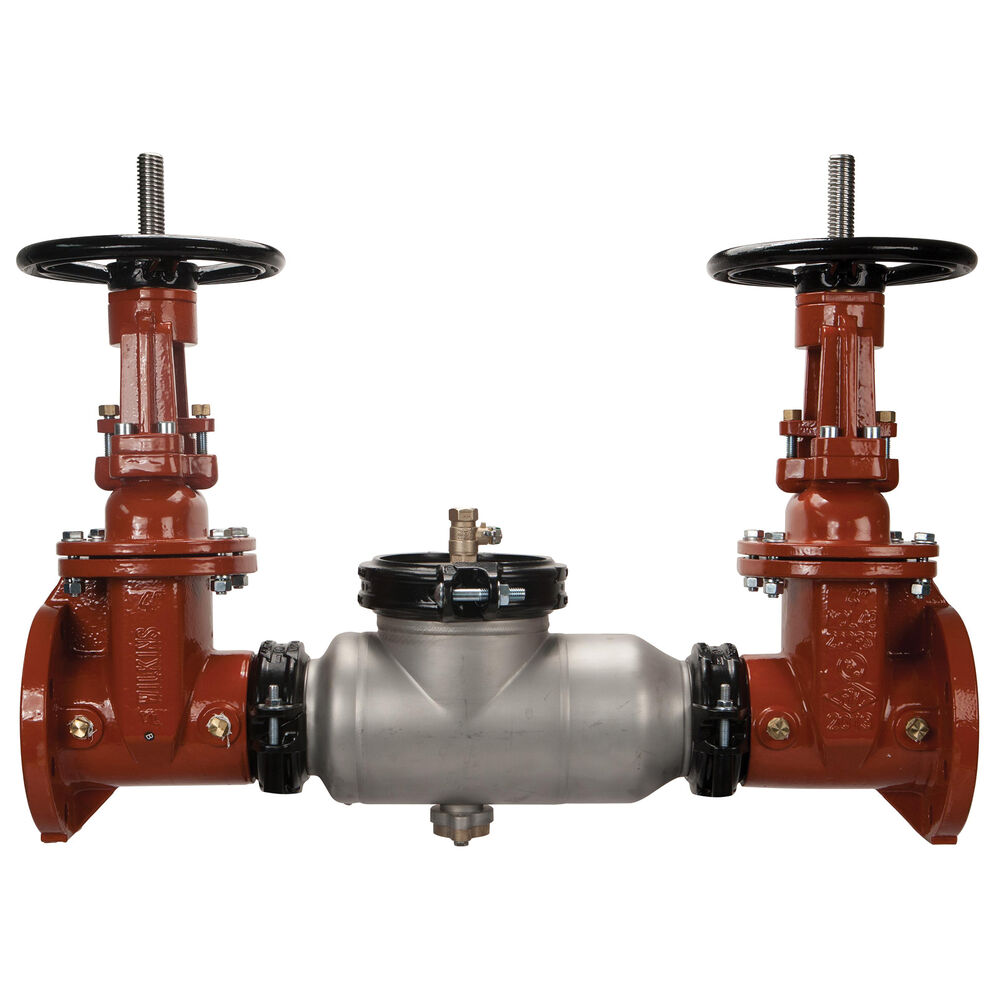 Zurn® Wilkins 212-350AST Valve Assembly, 2-1/2 in, Flanged, Non-Rising Stem Gate Valve, 304L Stainless Steel Body, Dual Check, 125 lb