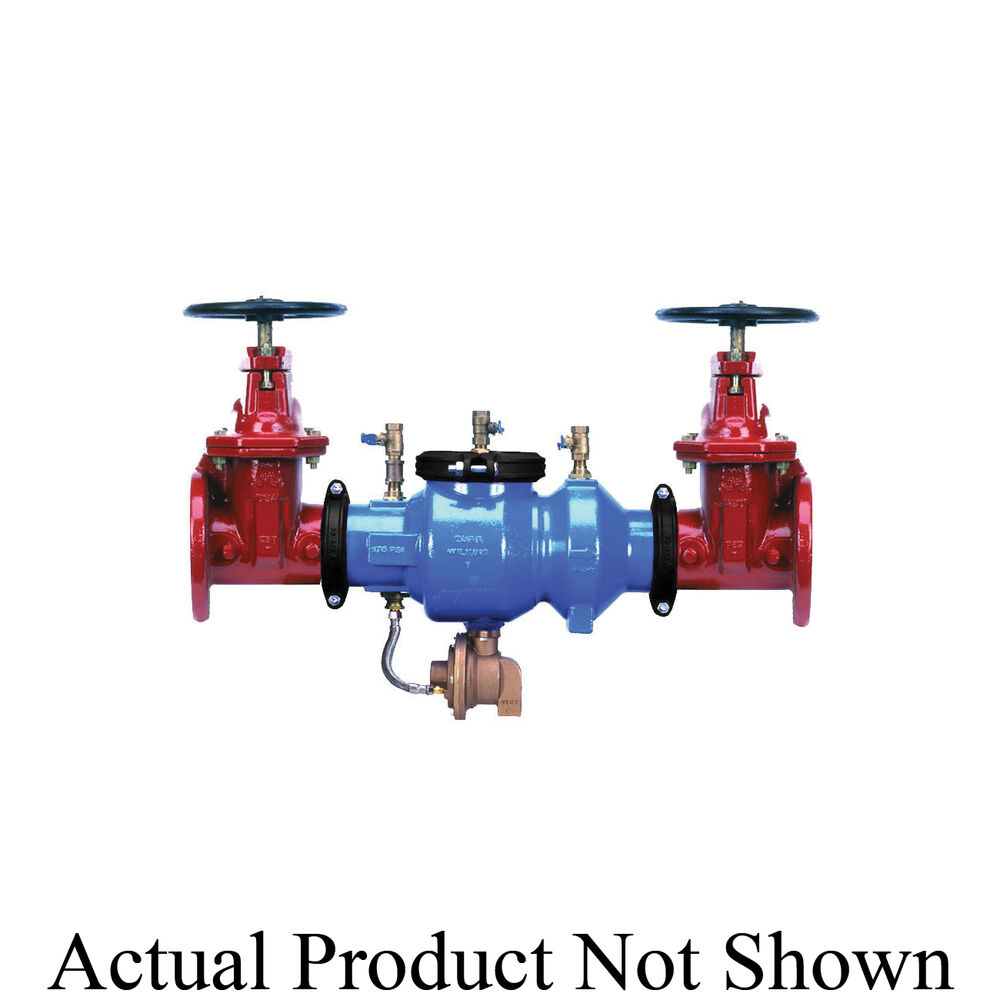 Zurn® Wilkins 6-375AFSC-AG Backflow Preventer, 6 in, Grooved, Ductile Iron Body