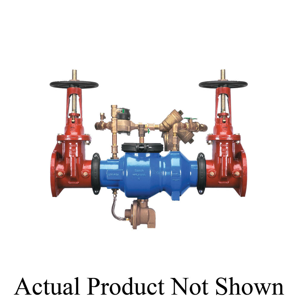 Zurn® Wilkins 3-375ADA Detector Assembly, 3 in, Flanged Outside Stem and Yoke Gate Valve, Ductile Iron Body