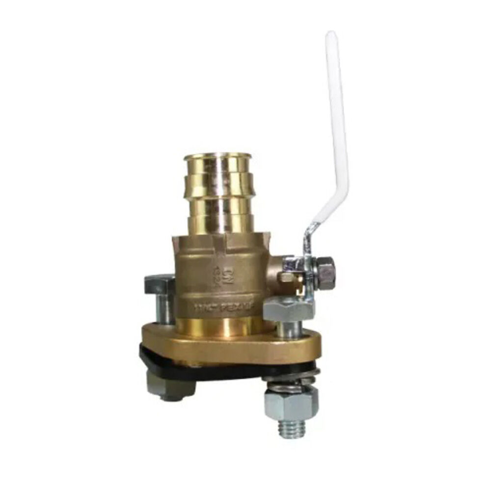 LFT4947575SS ProPEX® Transition Ball Valve, Full Port, Brass, Lead Free, 3/4", PEX x Flange
