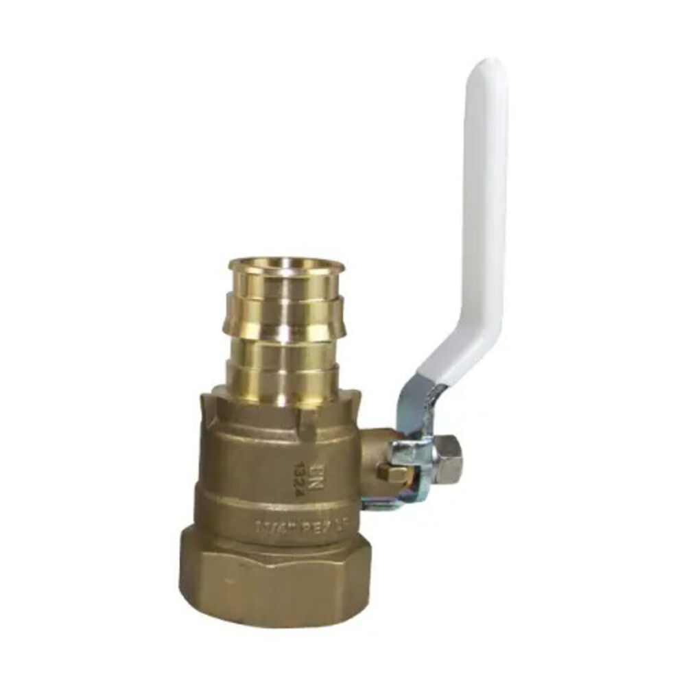 LFT4901010SS ProPEX® Transition Ball Valve, Full Port, Brass, Lead Free, 1", PEX x FNPT