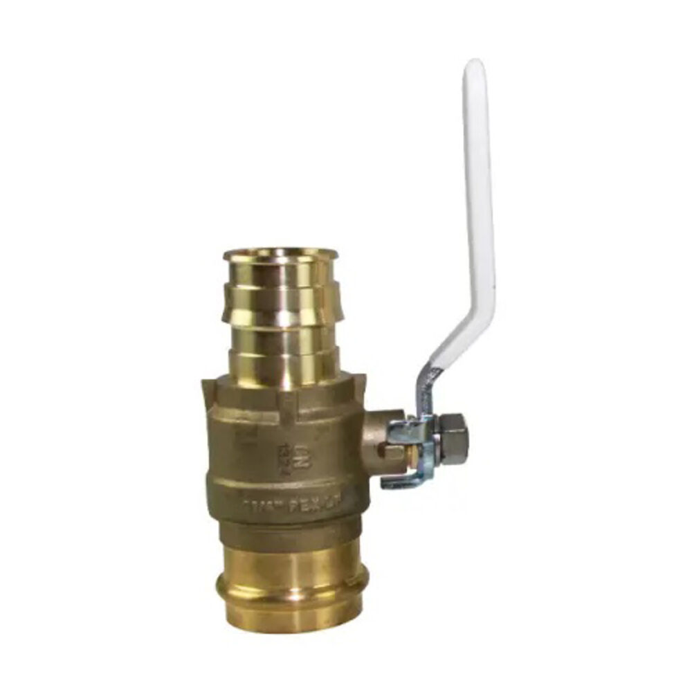 LFT4921313SS ProPEX® Transition Ball Valve, Full Port, Brass, Lead Free, 1-1/4", PEX x Press