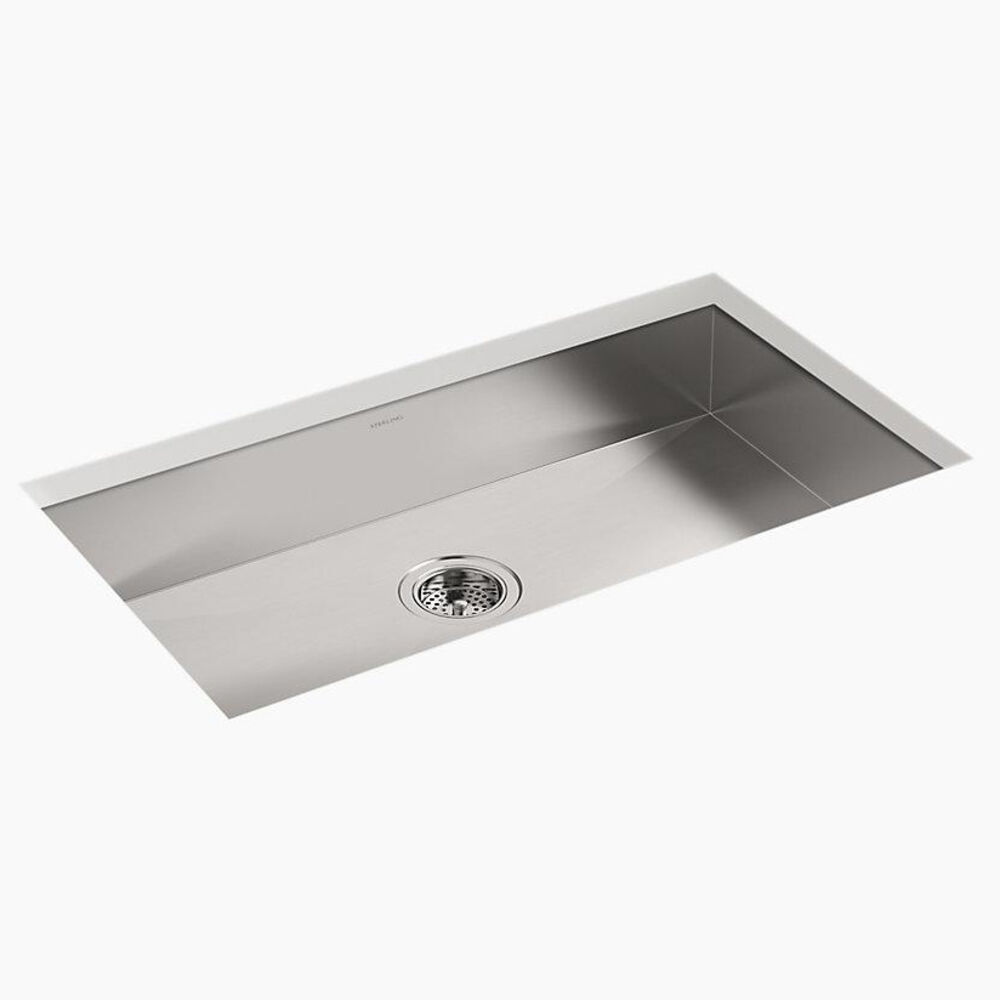32026-NA Ludington™ Undermoutn Sink, 5-13/16" H x 18-8/16" W, Stainless Steel