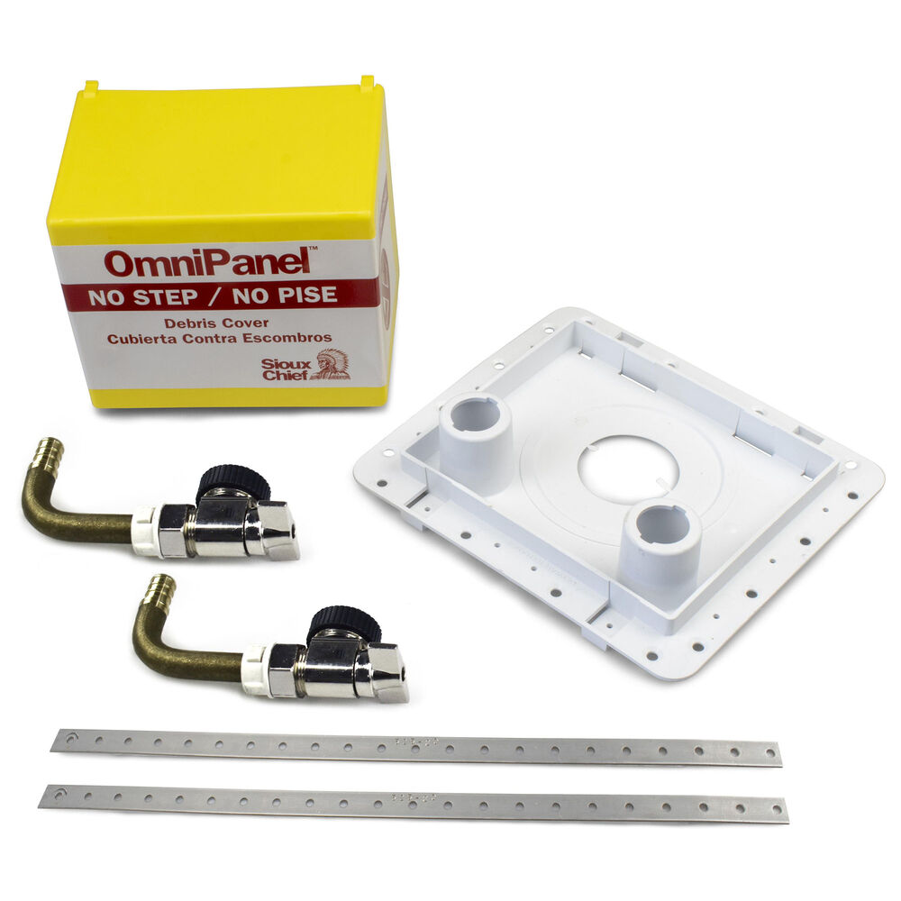 Sioux Chief 698-A33-XR 698 Dual Valve OminPanel, 7-1/2" W, GFPP