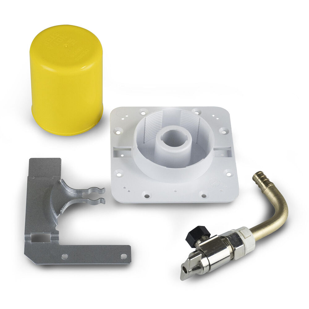 Sioux Chief 699RA1-XR 699R Single Valve Outlet Plate, 3/8 in Compression Outlet x 1/2 in PEX Connection, FR-ABS