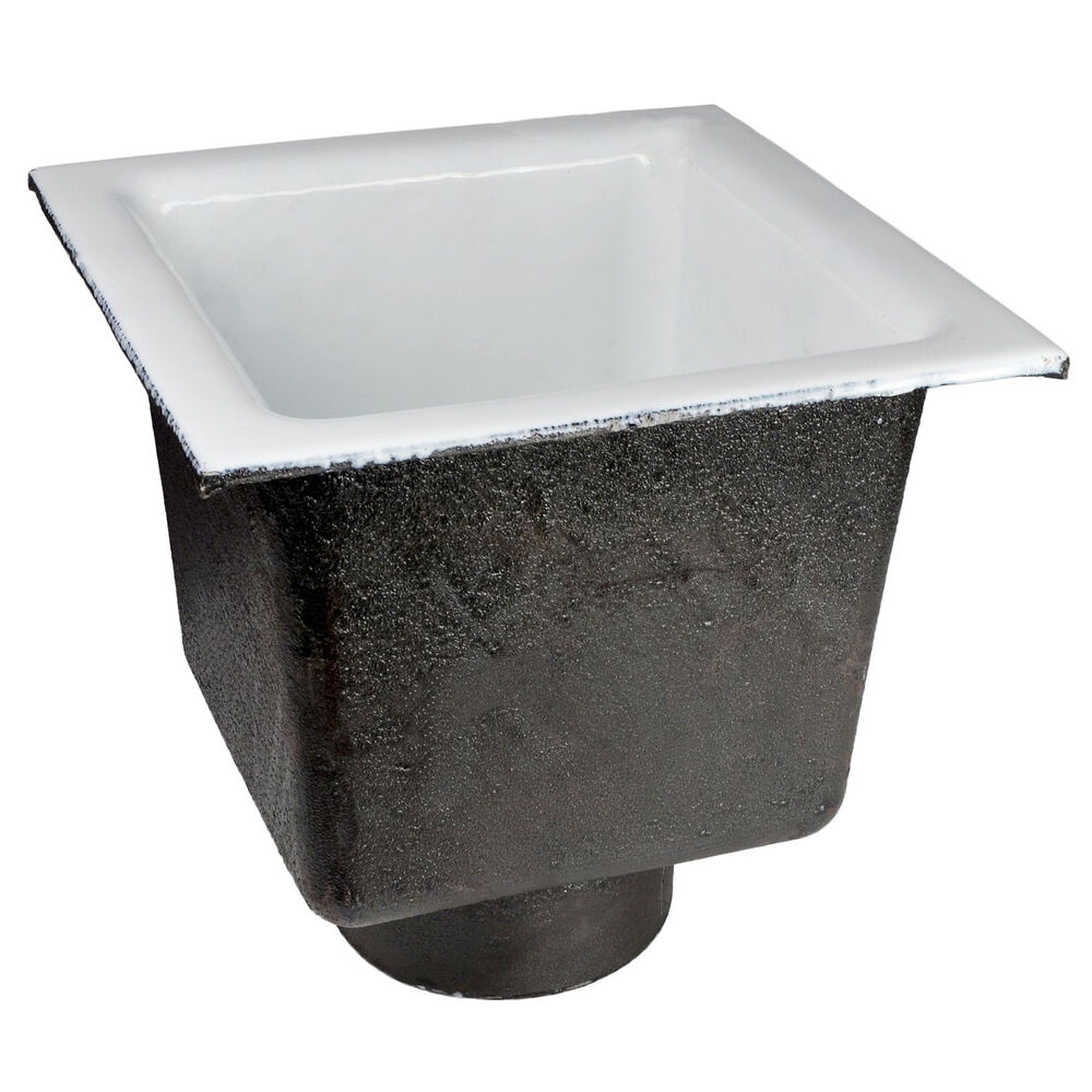 Sioux Chief 861-Q2428 861 4" No Hub 12x12x8" Square Floor Sink, ,