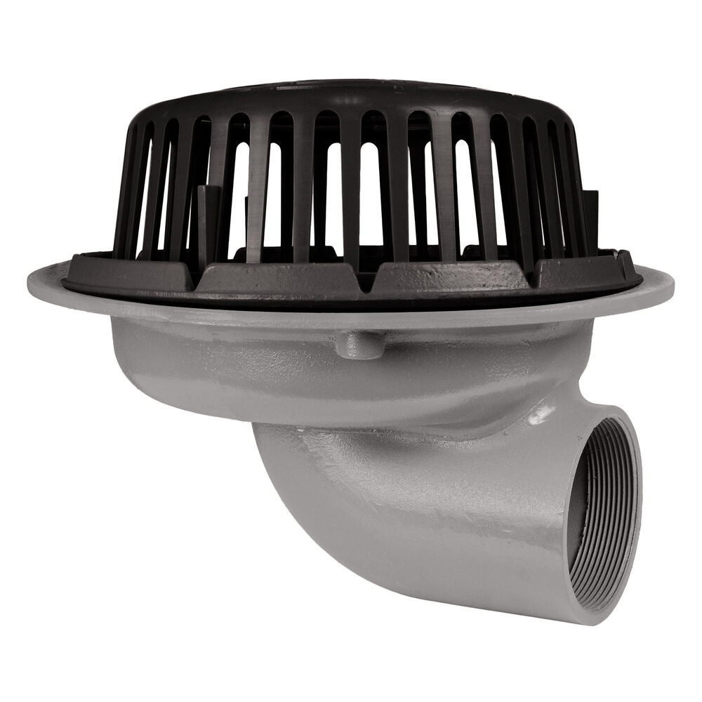 Sioux Chief 868-5239 868 Dome Strainer, 3" Outlet, No-Hub Connection, Cast Iron Drain