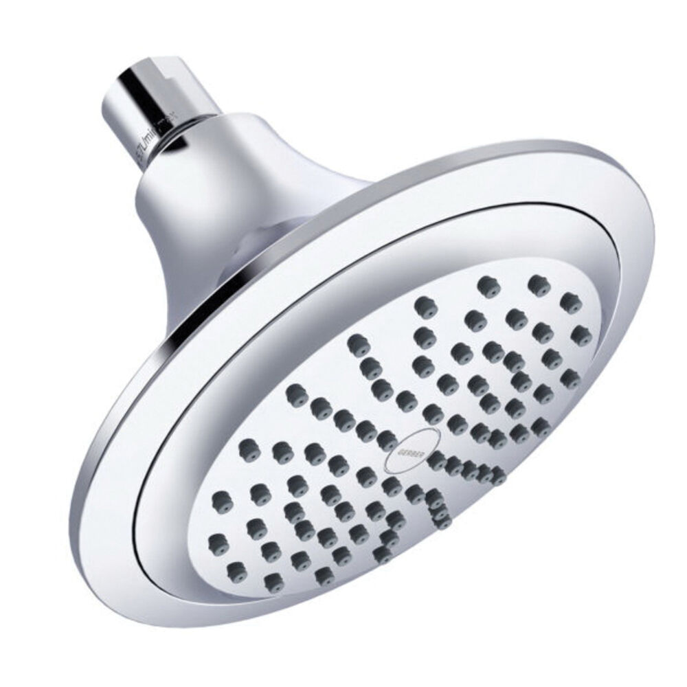 D460134 Lemora™ Showerhead, 2 gpm Max Flow, 1 Sprays, Wall Mount, 6 in Head, Import