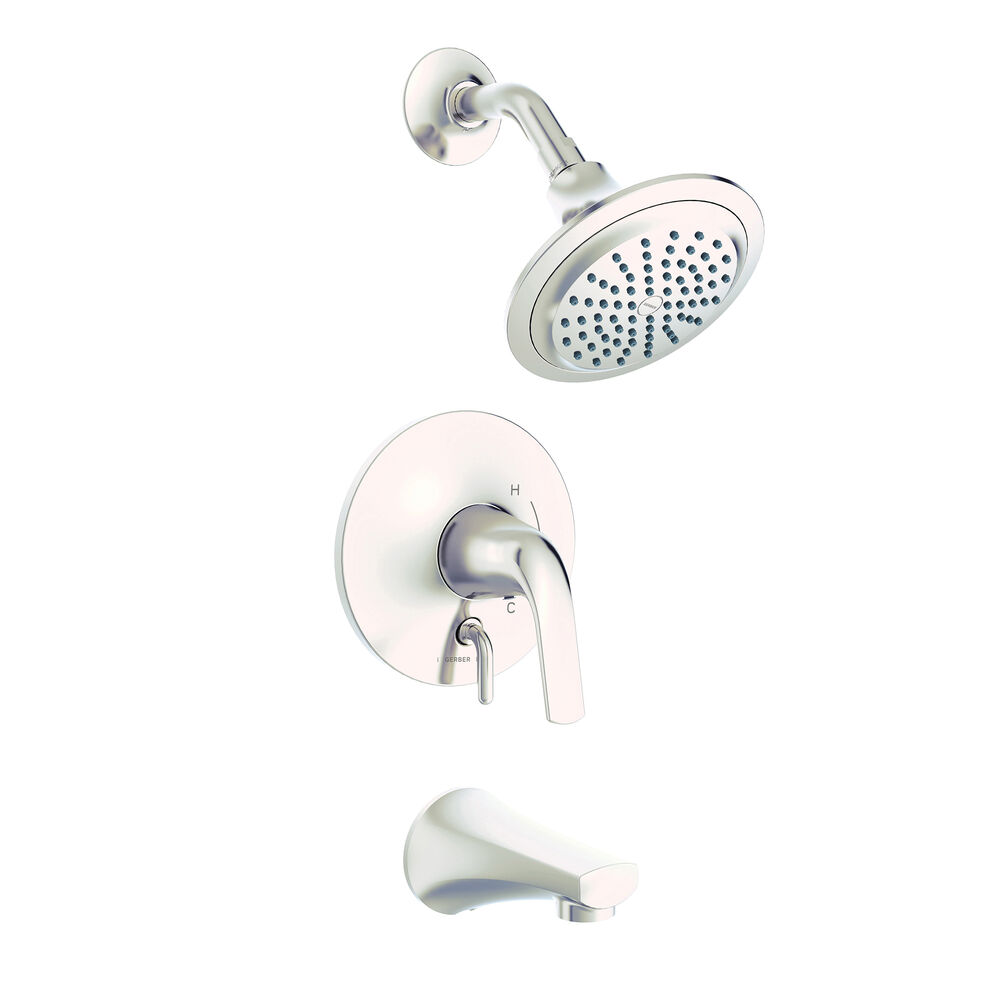 D501034BNTC Tub and Shower Trim Kit, 1.75 gpm Shower, Brushed Nickel