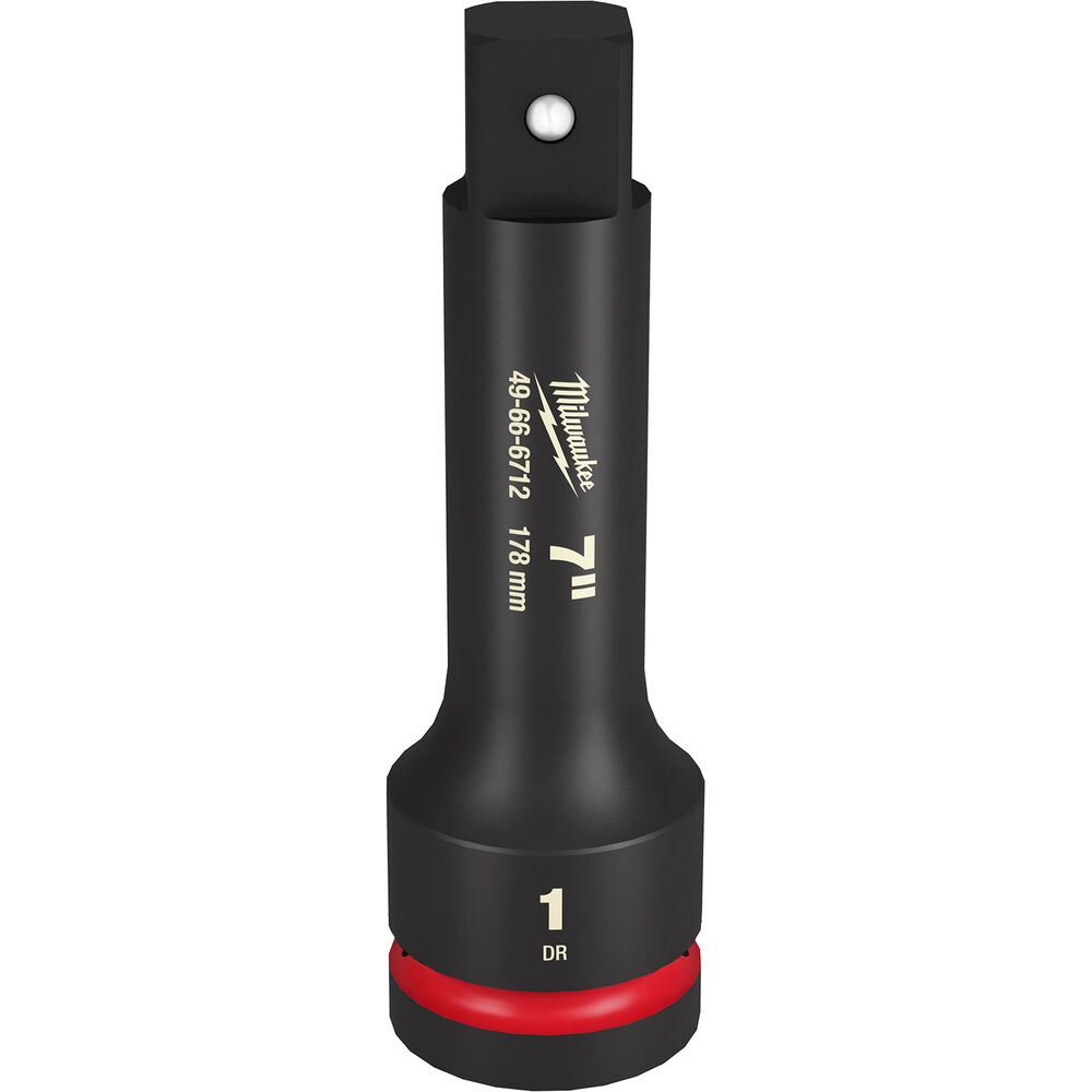 Milwaukee® Tool SHOCKWAVE™ Impact Duty™ 49-66-6712 Dual Hole Socket Extension, 1 in, 7" OAL