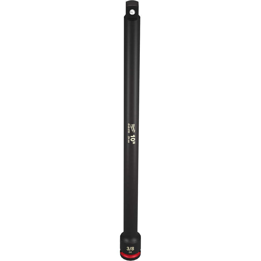 Milwaukee® Tool SHOCKWAVE™ Impact Duty™ 49-66-6705 Dual Hole Socket Extension, 3/8 in, 10" OAL