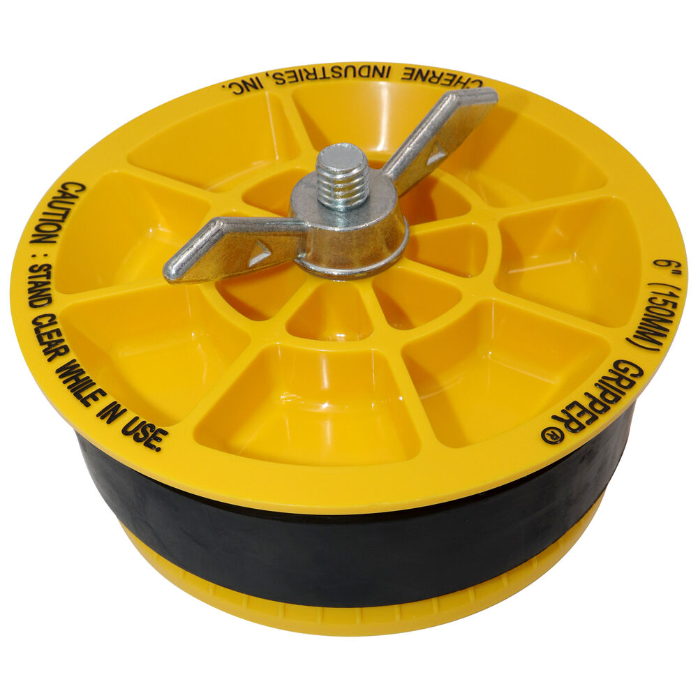 Oatey® Gripper® 270261 Mechanical Pipe Plug, 6" Pipe, 17 psi, ABS