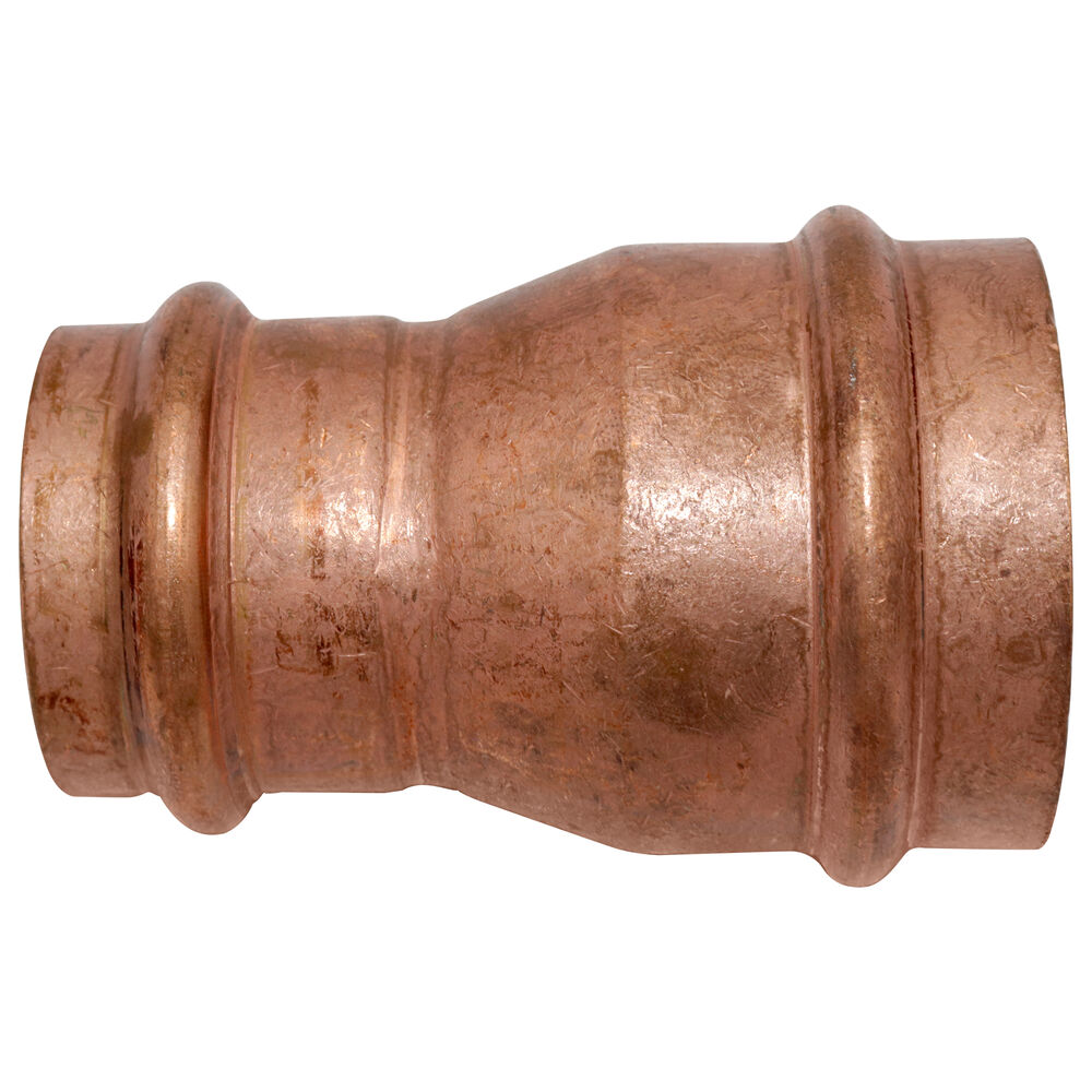 ApolloPress® 10075130 801R 2x1-1/2" Press Reducer Coupling, Wrot Copper, Small Diameter, PxP
