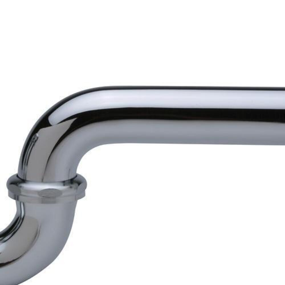 Zurn® ZR365-PC Tubular P-Trap w/o Cleanout, 1-1/2"Slip Joint, 17 Gauge, Polished Chrome