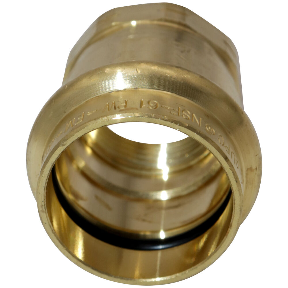 ApolloPress® 803R 1x3/4" Female Reducing Adapter, Lead Free Brass, Small Diameter, PxFPT
