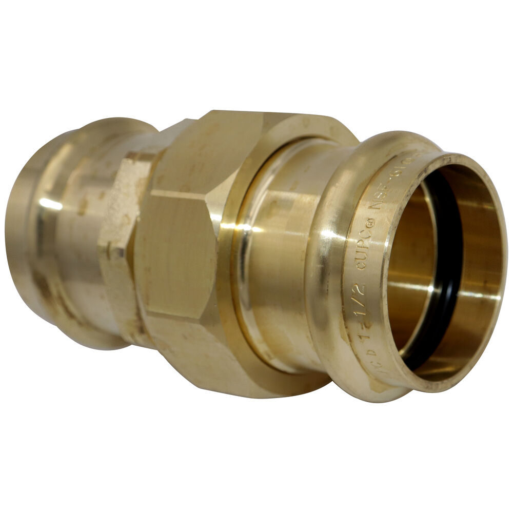 ApolloPress® 8733 1-1/2x1-1/2" Union, Lead Free Brass, Small Diameter, PxP