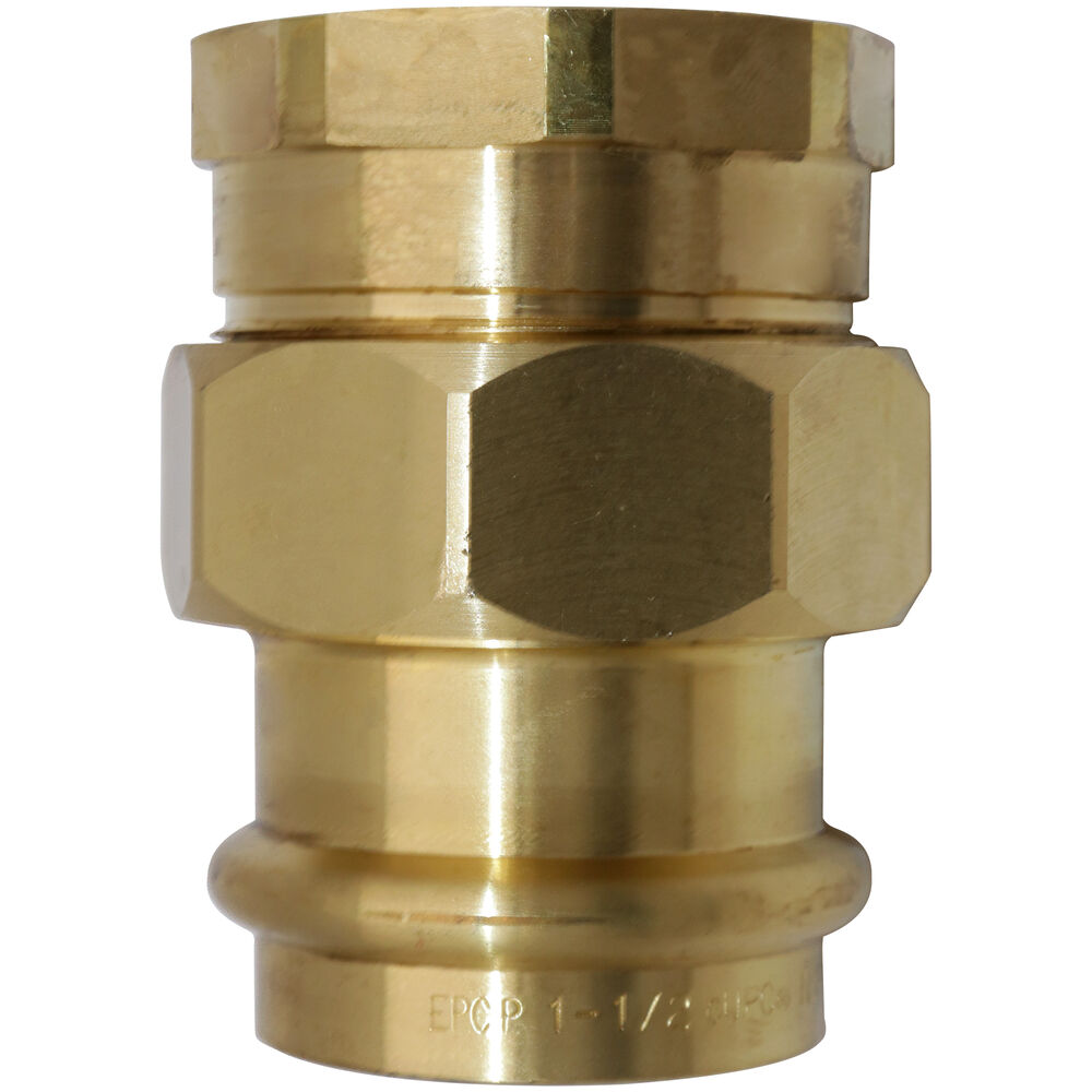 ApolloPress® 8733-3 1-1/2x1-1/2" Female Union, Lead Free Brass, Small Diameter, PxFPT