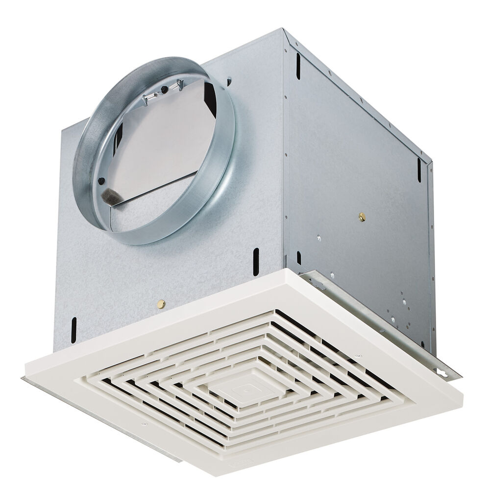 L250E High Capacity Ventilation Fan, 270 cfm Flow Rate, 8 in Dia Duct, 4.5 W Horizontal/4.5 W Vertical Power Rating, 120 V, 0.6 A