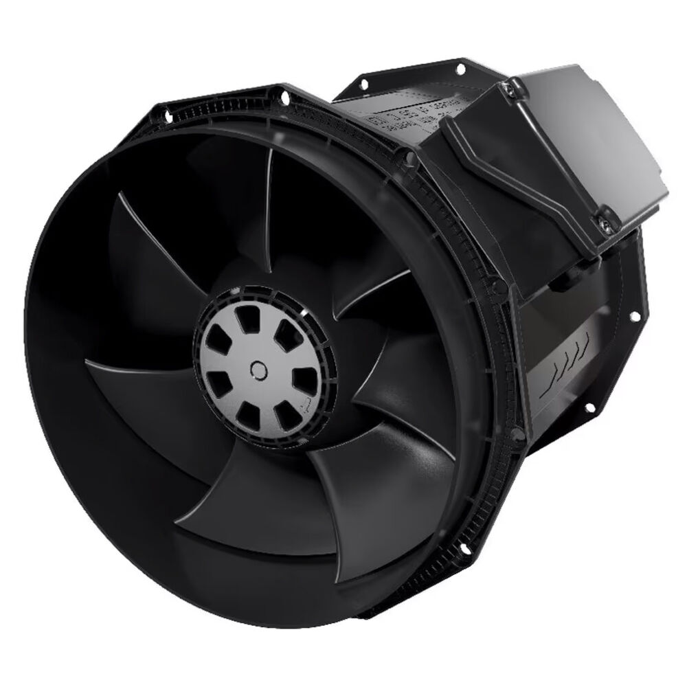 49316 prioAir 8" Inline Duct Fan w/ EC Motor, 790 cfm, 120 v, Plastic