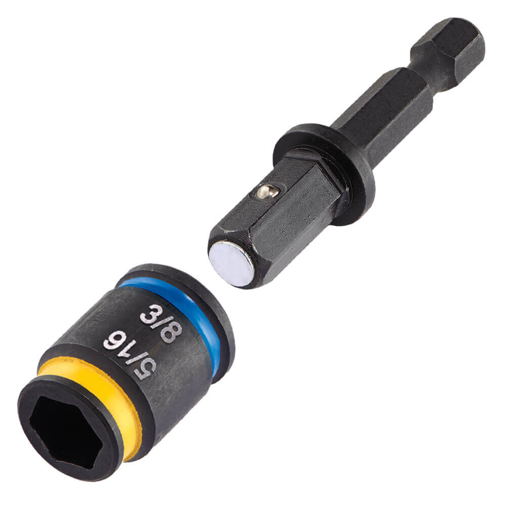 MSHC1 C-RHEX® 2" Long Cleanable Reversible Magnetic Nut Driver, 5/16" and 3/8" Hex Sizes, Aluminum