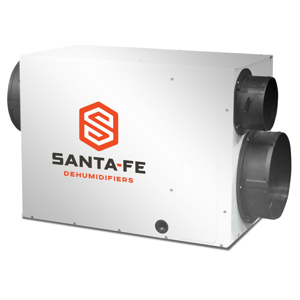 Santa Fe 4044300 Ultra98 Whole House Dehumidifier, 100 pt/Day, 115 V, 5.6 A, 320 cfm, R-454B
