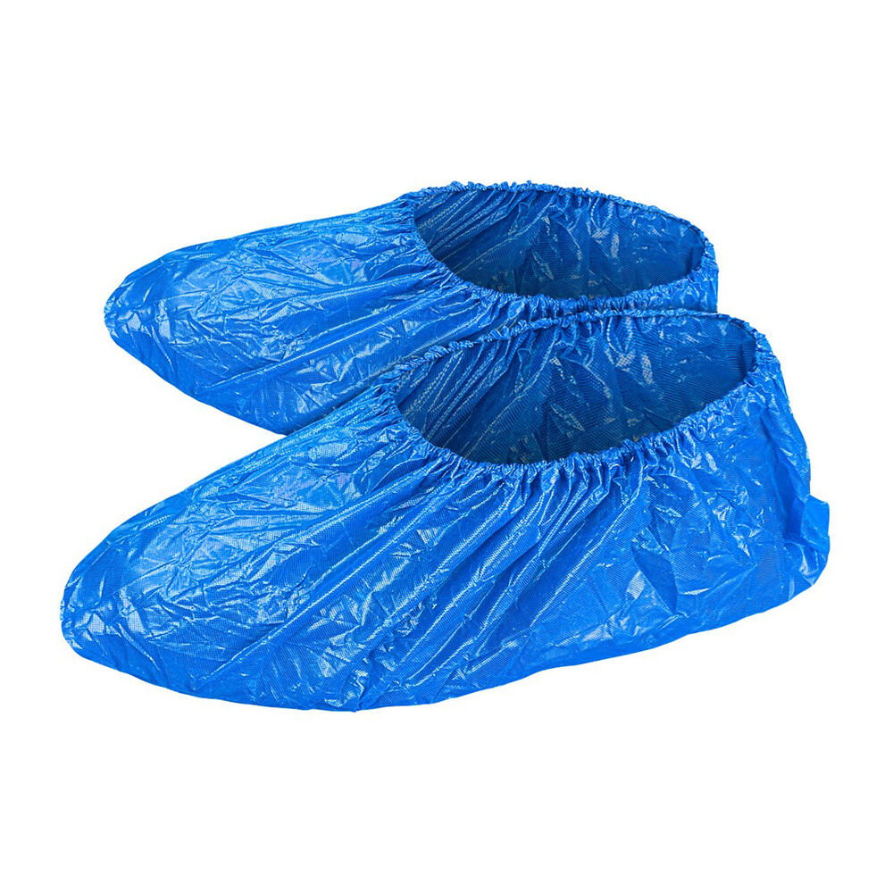 SAS Safety Corp.® 6884-40 Waterproof Shoe Covers, CPE Material, Blue, 40 Pairs