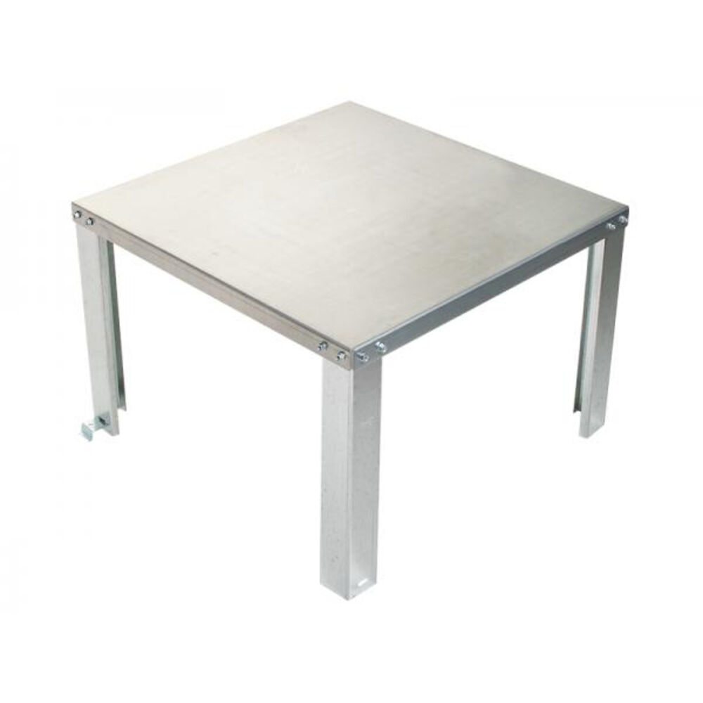 40-S-24-A QUICKSTAND™ 24"x16" Assembled 100 gal Water Heater Stand, 1200 Load Capacity, Galvanized Steel