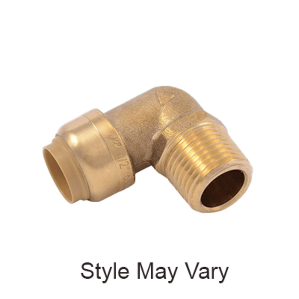 U280LF SharkBite 1/2" X 1/2" MNPT Male 90 Elbow