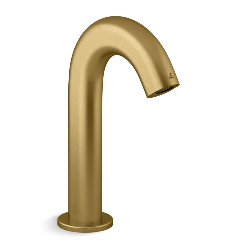 K-103B76-SANA-2MB Oblo™ Touchless Single-Hole Lavatory Faucet w/ Kinesis® Sensor Technology, 0.5 gpm, Vibrant Brushed Moderne Brass