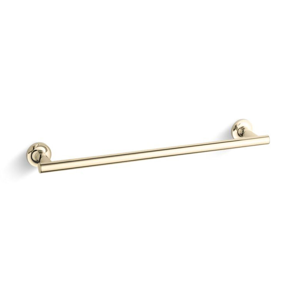 K-14435-AF Purist® 18" Towel Bar, Vibrant French Gold