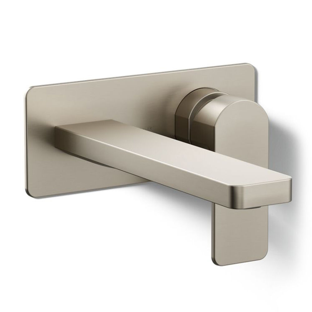 K-22567-4-BN Parallel® Wall-Mount Single-Handle Bathroom Faucet, 1.2 gpm, Vibrant Brushed Nickel