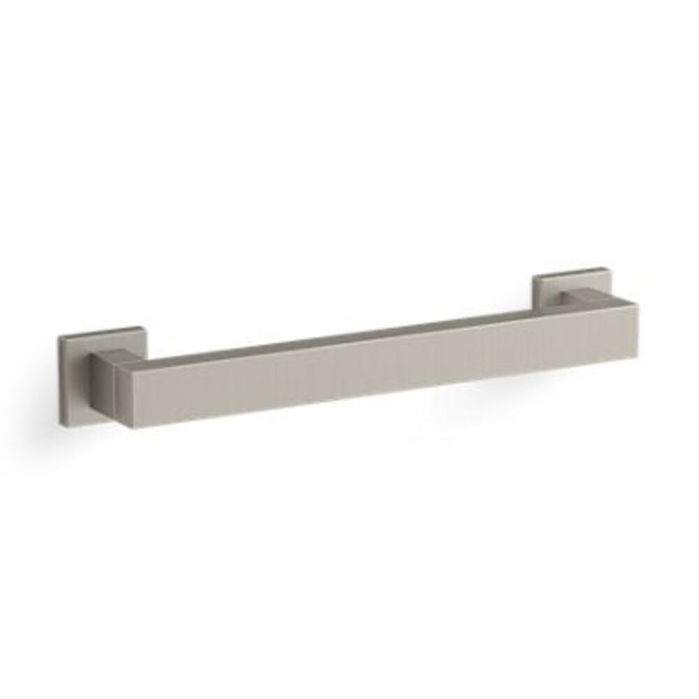 K-23293-BN Square 12" Grab Bar, Vibrant Brushed Nickel