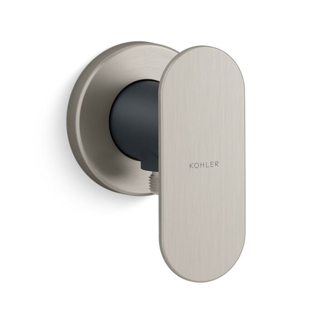 K-26289-BN Statement® Wall-Mount wand Handshower Holder w/ supply elbow and check Valve, Vibrant Brushed Nickel
